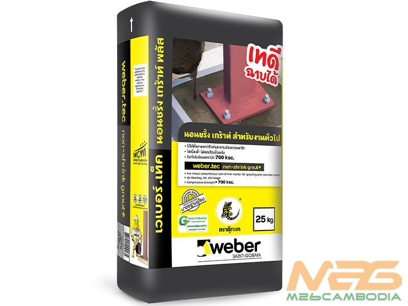 webertec-non-shrink-grout Webertec Non-Shrink Grout