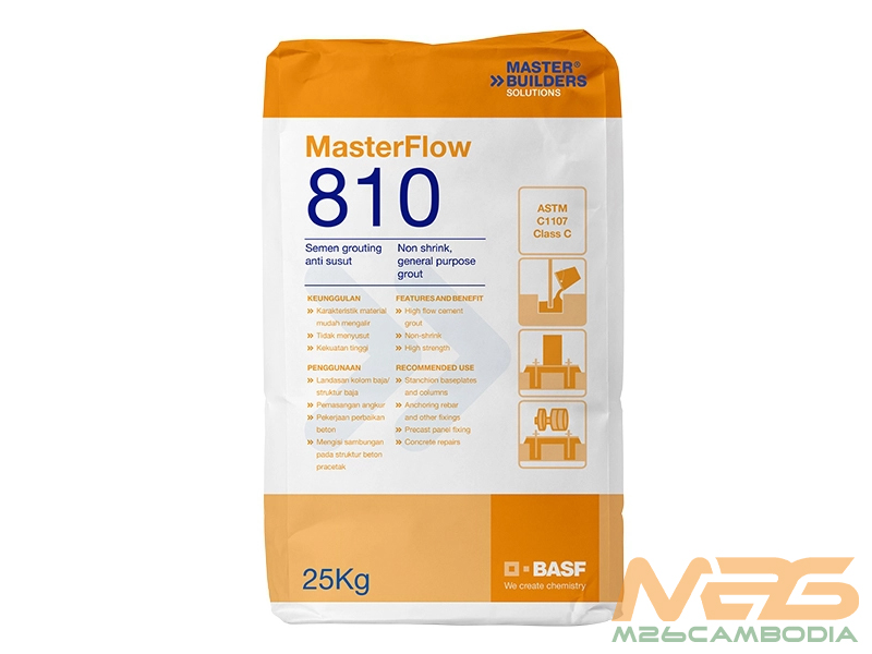 MasterFlow 810 – Non-shrink, cementitious grout for use in general civil engineering works