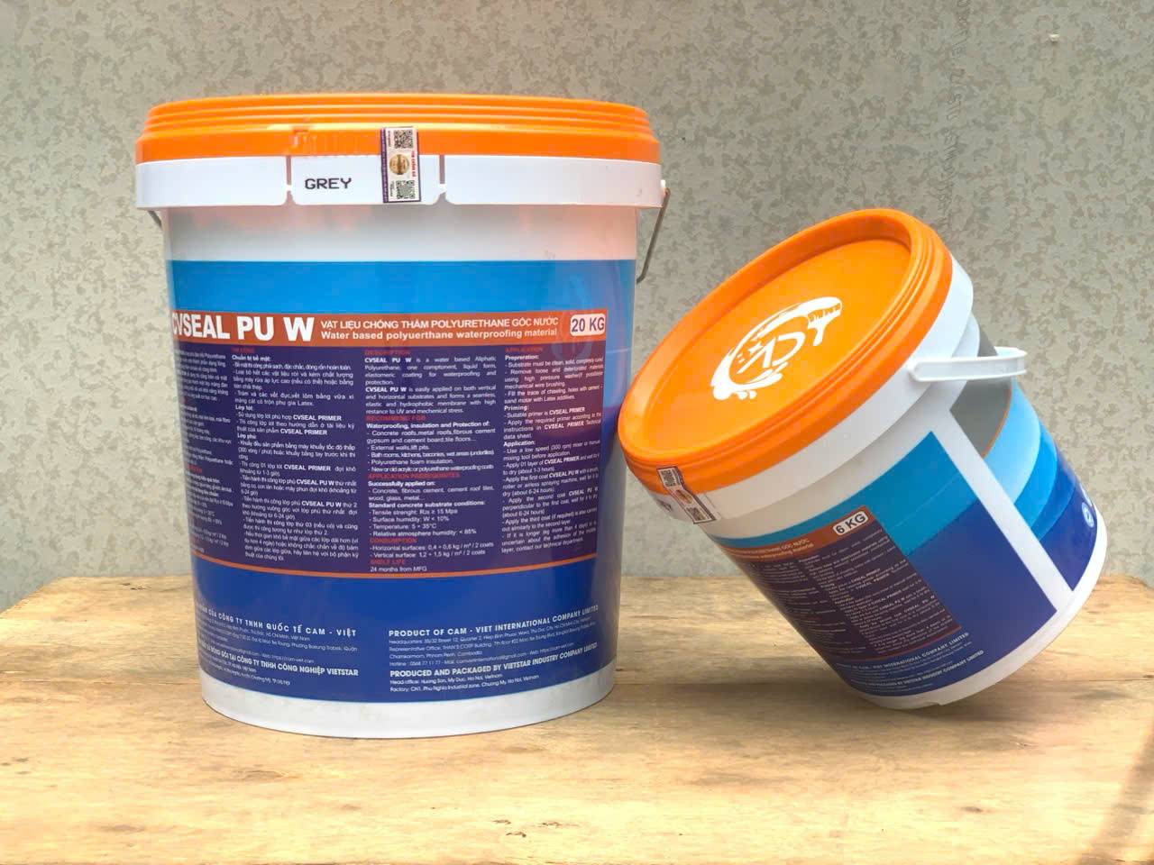 CVSEAL PU W | Water based polyurethane waterproofing material